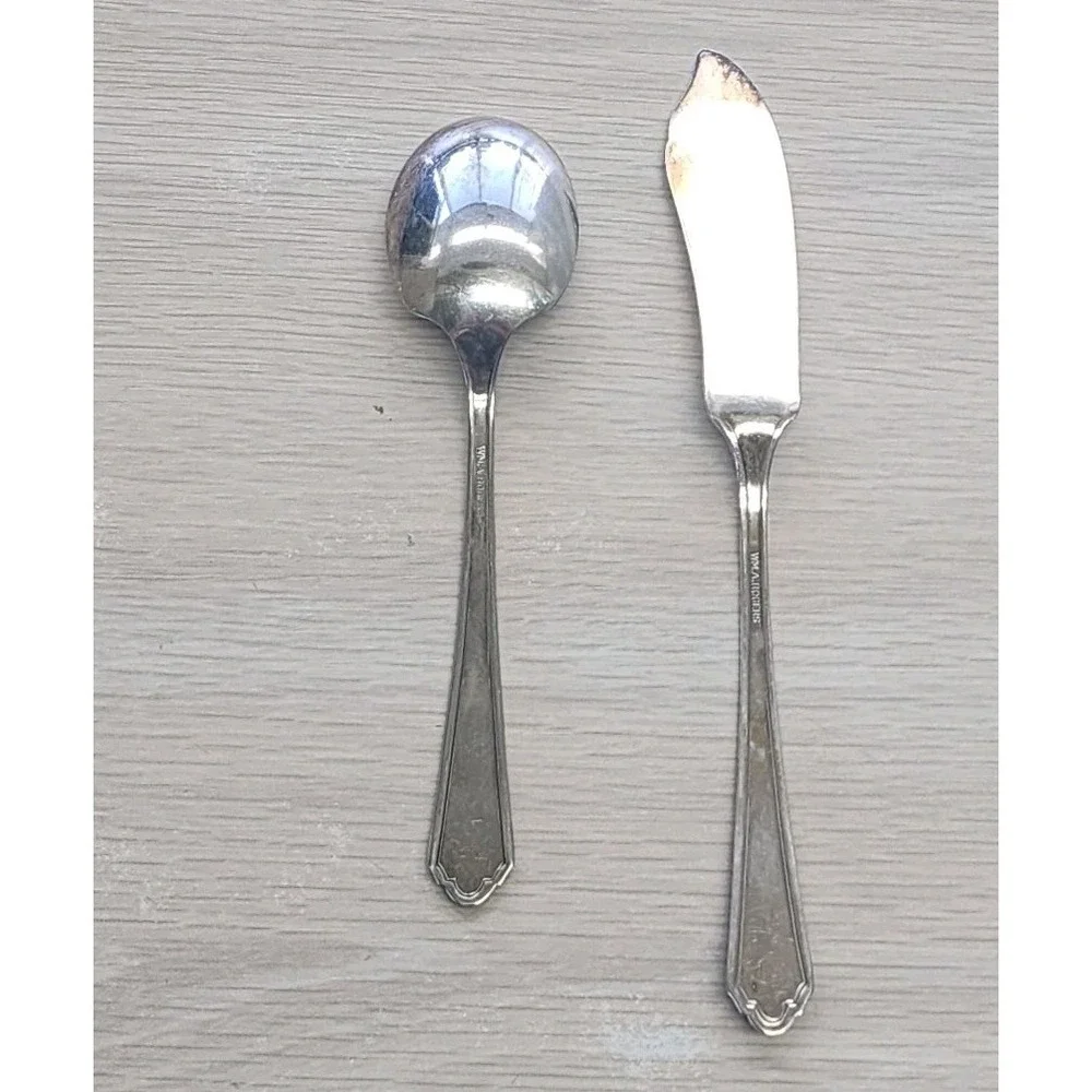 WM A Rogers Paramount Silver Overlaid Flatware 20 Replacement‎ Pcs Art Deco 1933